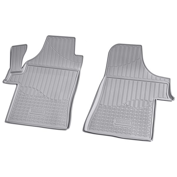 3D Gomma Tappetini Anteriore Per Mercedes Vito Viano W639 2003-2014 Grigio +-image