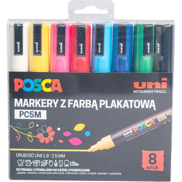 Pennarello Universale Dis.Uni PC-5M A "8 - Lo Strumento Ideale Per Scrivere E Disegnare Con Precisione. Perfetto Per La Scuola, L'ufficio E La Casa!"-image