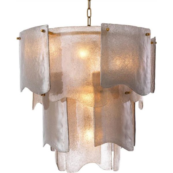 Casa Padrino Lampadario Grigio / Ottone Antico Ø 61 X H. 60 Cm - Lampadario Rotondo - Lampadario Da Soggiorno - Lampadario Per Hotel - Mobili - Interni-image