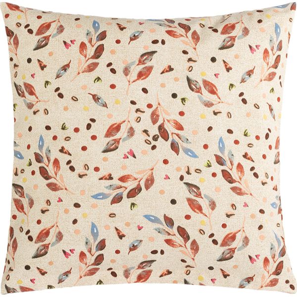 Cuscino Berta - 45X45 Cm - Marrone,Beige-image