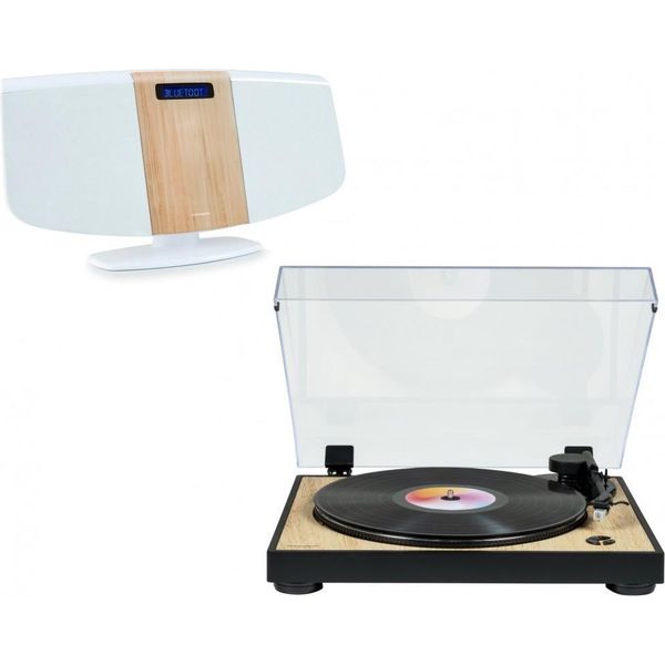 Sistema Stereo / Minitorre Digitale Con Giradischi Thomson TT300 & MIC401-image