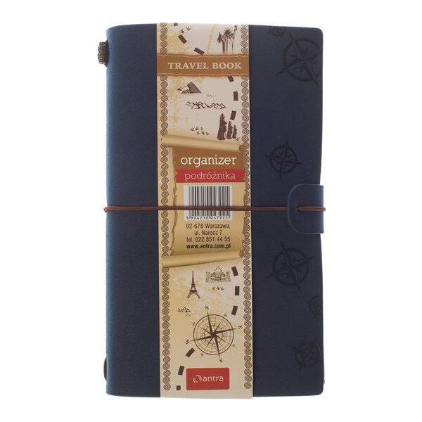 Organizer Da Viaggio Blu Navy 2025 - Antra Verlag, Edizione Polacca-image