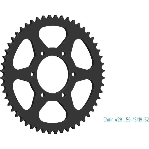 Nera Esjot Passo 428 52 Denti D. Interno 68 Mm-image