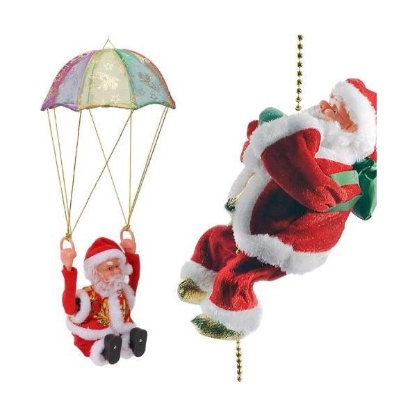 Ornamento Natalizio Babbo Natale Decorazione Natalizia - Swingclimb-image