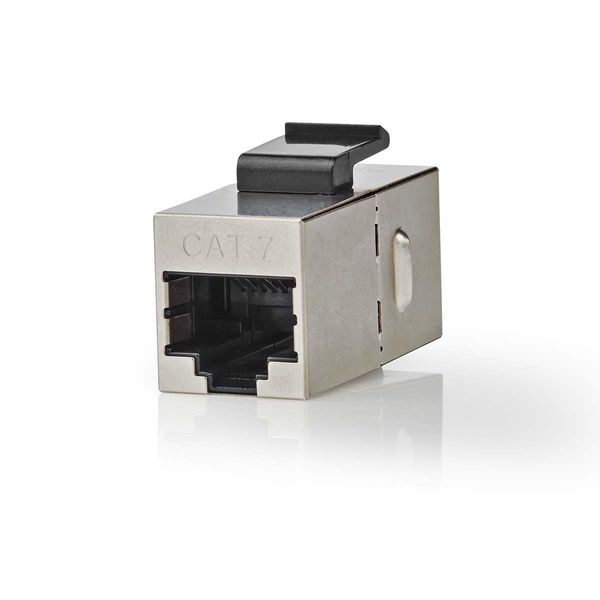 Accoppiatore Di Rete | Cat6A / CAT7 | Schermato | RJ45 Femmina | RJ45 Femmina | Dritta | Metallo | Scatola-image