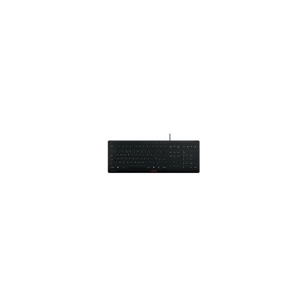 Cherry Tas Stream Protect Tastiera Con Cavo Gb-Layout Schwarz (JK-8502GB-2)-image