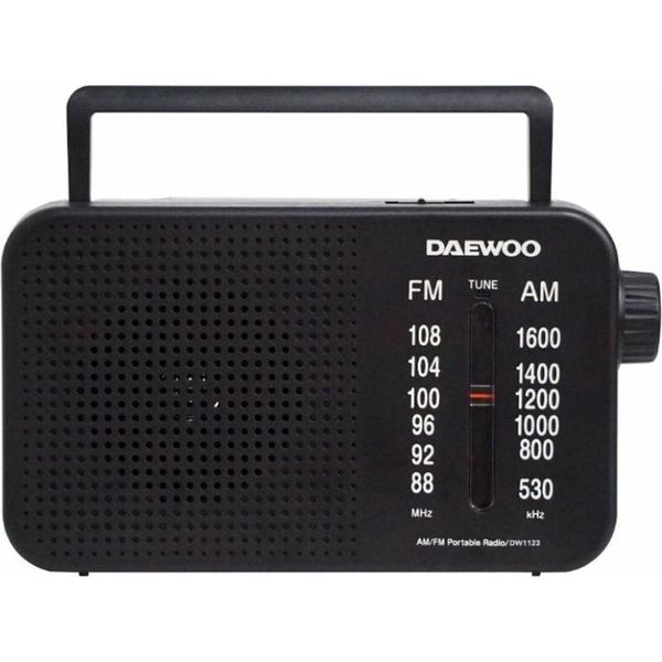 Daewoo DW1123/ Radio Portatile Nera-image