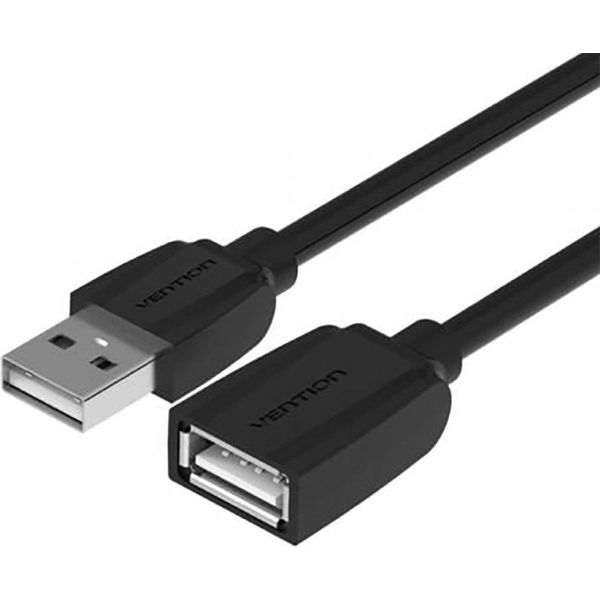 Vention VAS-A44-B100 Cavo Di Prolunga Usb 2.0 VAS-A44-B100/ Usb Maschio - Usb Femmina/ 1 M/ Nero-image
