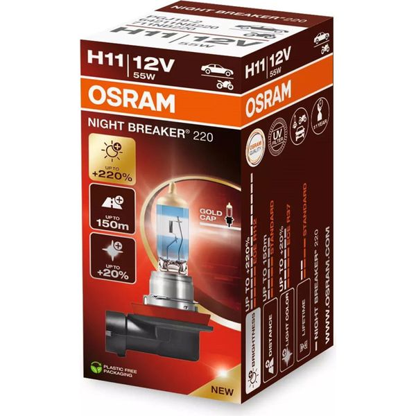 Osram H11 Night Breaker 220, 220%-image