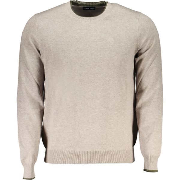 Maglia A Contrasto Con Ricamo E Logo In Cotone Organico : Taglia - 2XL Taglia: 2XL-image