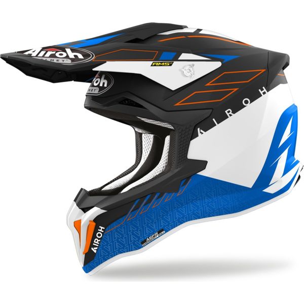 Casco Strycker Skin, Airoh (Blu Opaco, Taglia S) 2025-image