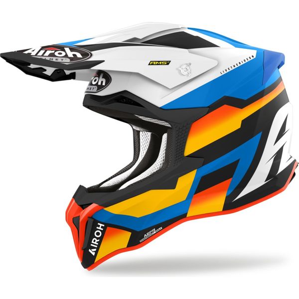 Casco Strycker Glam, Airoh (Blu Opaco, Taglia S) 2025-image