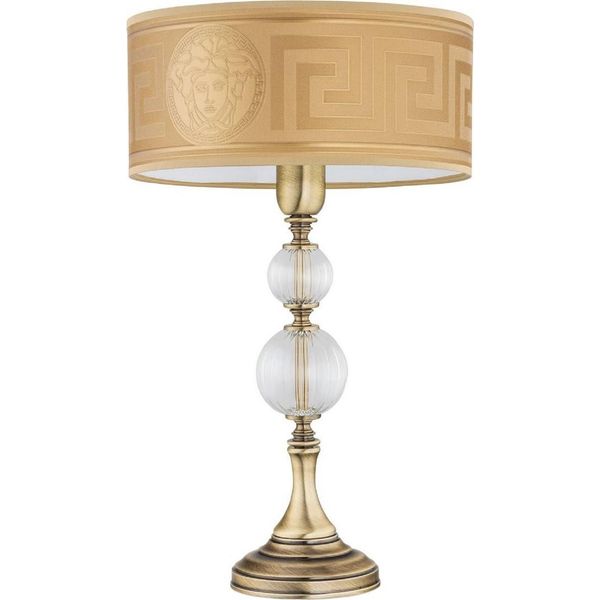 Casa Padrino Lampada Da Tavolo Barocca Ottone Con Patina / Oro H. 47 Cm-image