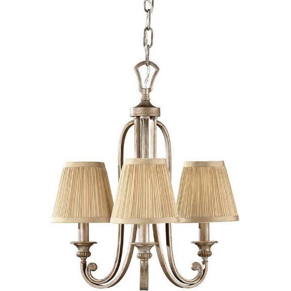Casa Padrino Lampadario Barocco Argento/Oro Ø 48,3 Cm - Lampadario In Stile Barocco-image