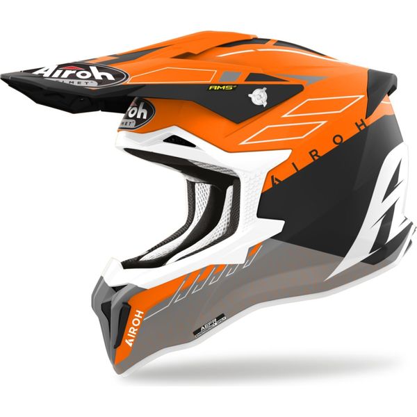 Casco Strycker Skin, Airoh (Arancione Opaco, Taglia S) 2025-image