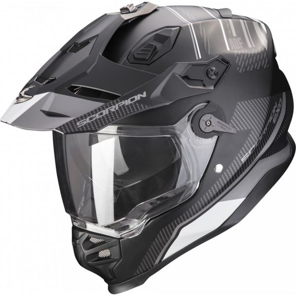Casco Moto Scorpion ADF-9000 Air Desert Nero Opaco/Argento Xxl-image