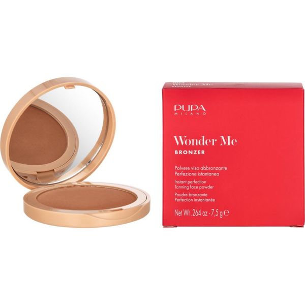 Pupa Wonder Me Bronzer Polvere Viso Perfezione Istantanea 7,5 G Caldo Scuro 004-image