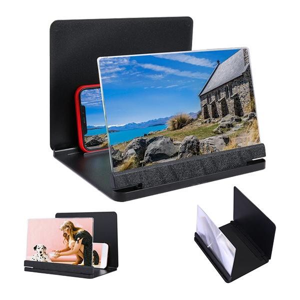 Lente D'ingrandimento Pieghevole Per Telefoni Cellulari, Trasforma Il Tuo Cellulare In Una Tv, Piccola E Portatile, Zoom 5X, 1+1 Gratis - Amply-image