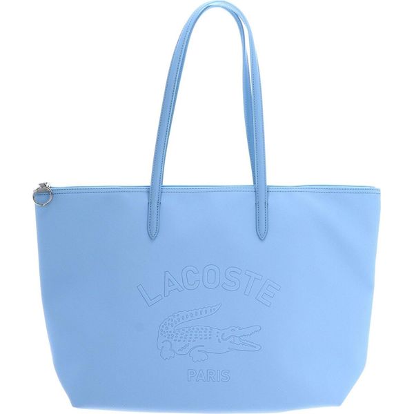 Lacoste Borsa A Tracolla Borsa Shopper L.12.12 Concept Shopping Bag Lacoste Croc 80S Panoram Celeste-image