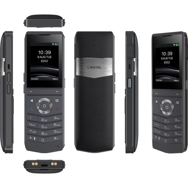 Fanvil W611W V2, Telefono Cellulare Ip, Nero, Cordless, IP67, 4 Linee, 1000 Voci-image
