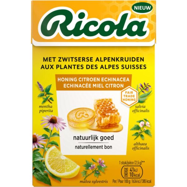 Ricola - Miele Limone Echinacea - 20X 50G-image