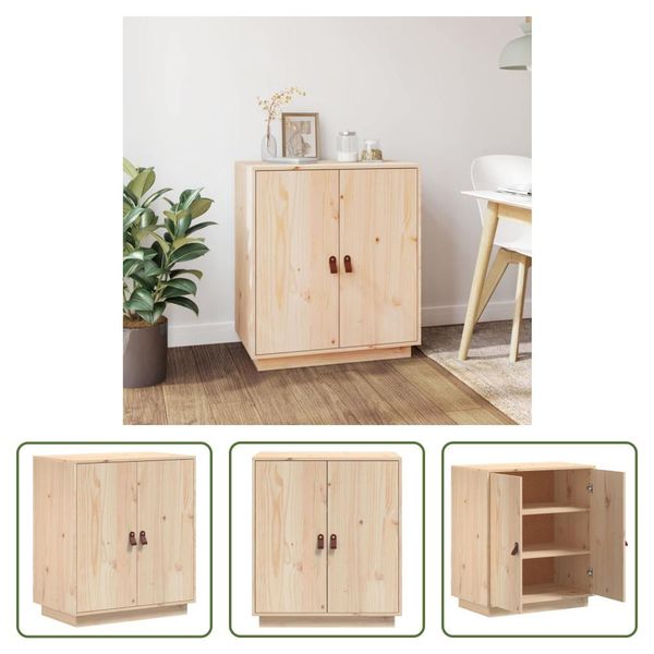The Living Store Credenza 65,5X40X75 Cm Massivholz Kiefer-image