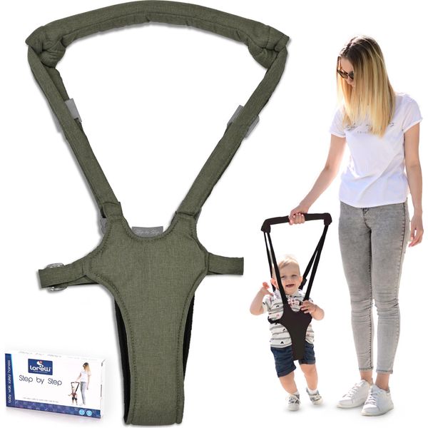 Lorelli Imbracatura Da Passeggio Per Bambini Step By Step Imbracatura Regolabile Linea Passeggio Baby Walker Verde-image