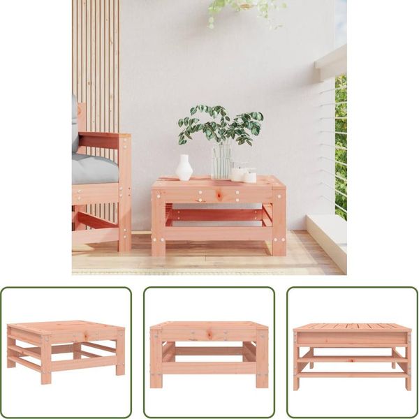 The Living Store Sgabello Da Giardino In Legno Massiccio Di Abete Douglas-image