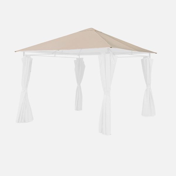 Copertura Per Pergola 3X3M, Beige-image