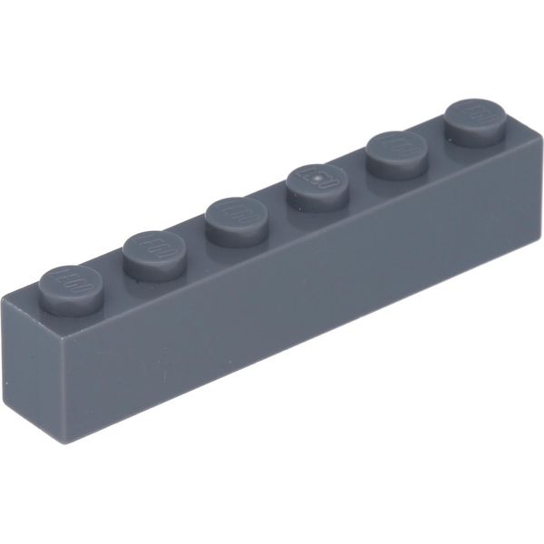 Lego® 1 Pezzo 3009 Mattoncini 1X6 Parte Basic 1 Grigio Scuro Bluastro-image