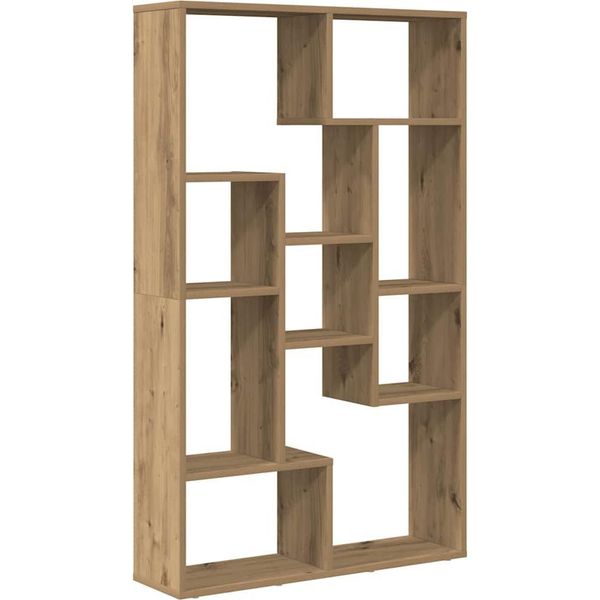 Vidaxl Libreria Artisan In Rovere 72X20X120,5 Cm Materiale Ligneo-image