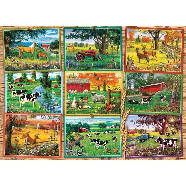 Cobble Hill Puzzle Fattoria Vista 1000 Pezzi-image