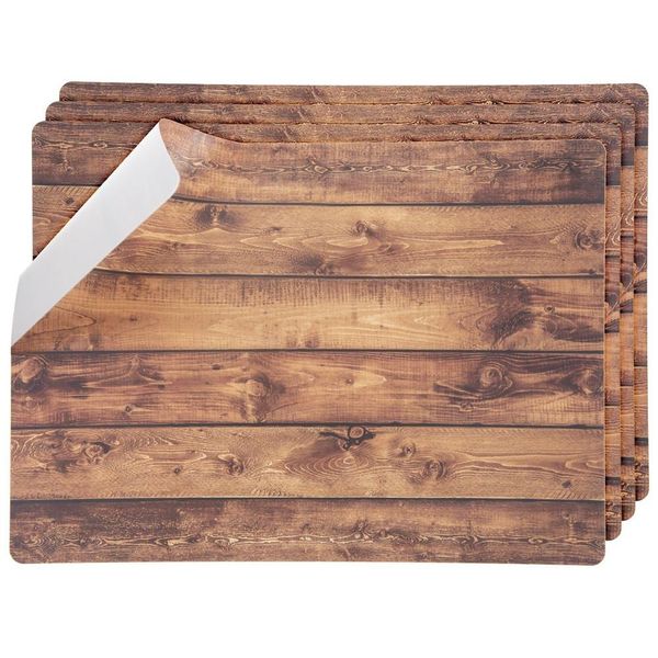 Orion Sottobicchiere Da Tavolo Tappetino Per Piatti Tappetino Da Tavolo Rettangolare 43X30 Cm 4 Pz.-image