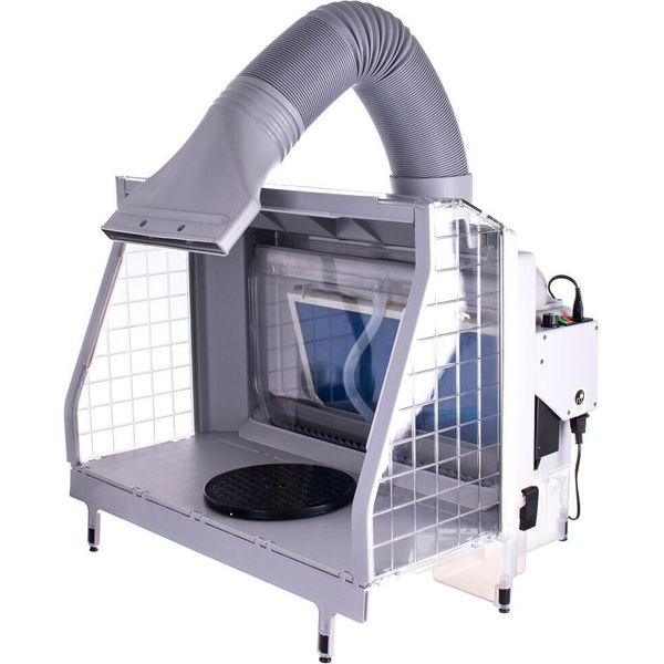 Cabina Di Verniciatura Professionale Di Grandi Dimensioni Con Schermo Ad Acqua, Illuminazione A Led E Copertura Regolabile HS-E600-image