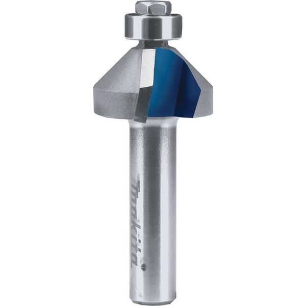 Fresa Per Smussare/Profilare Makita Con Cuscinetto Reggispinta, Ø 22 Mm Ø 22 Mm - Gambo 8 Mm - Angolo 45°-image