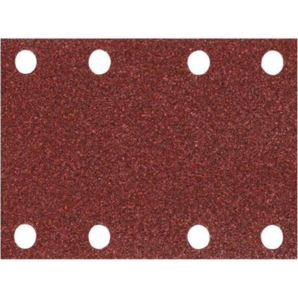 Carta Abrasiva Makita 80 X 133 Mm, K120, 50 Pz. 80 X 133 Mm - K120 - 50 Pz. - 8 Fori-image