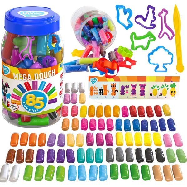 Mega Set Play-Doh 85 Colori Forme Animali Set Creativo-image