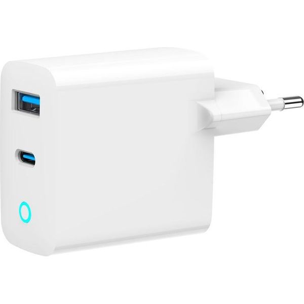 Gembird TA-UC-PDQC65L-W-01 Mobile Device Charger Universal White Ac Fast Charging Indoor-image