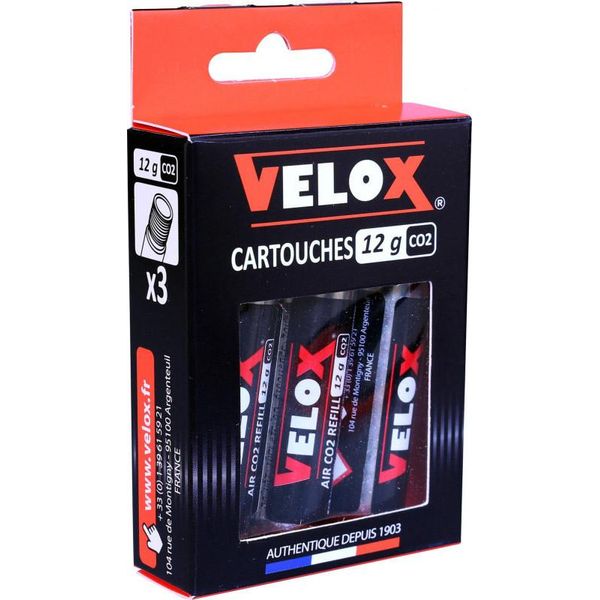 Cartuccia Velox 12G Co2 Nero Nero Taglia Unica-image