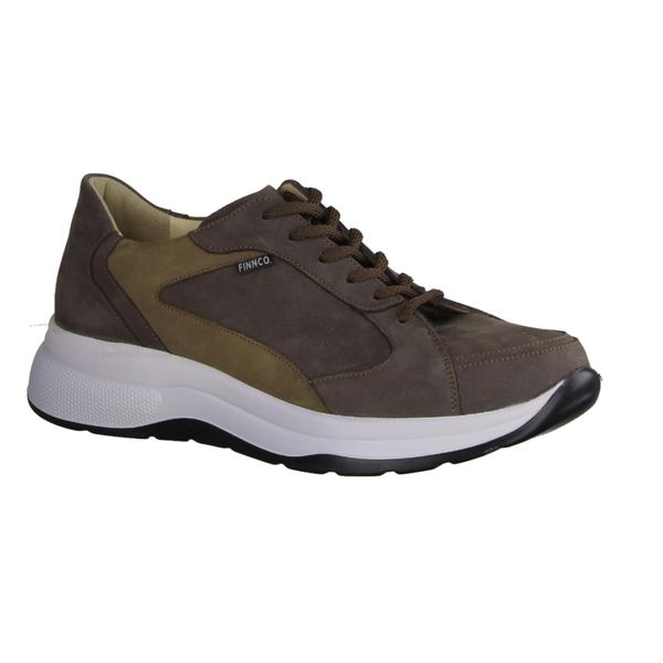 Finn Comfort Piccadilly Scarpa Stringata Da Uomo, Fango/Truffle, Pelle, Scarpe Comfort - Marken Finn Comfort, Braun, Leder (Nubuk)-image