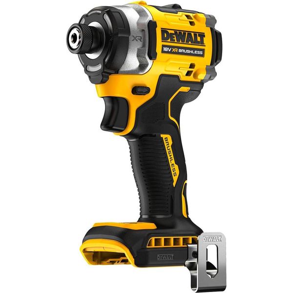 Dewalt DCF860N-XJ, Avvitatore A Impulsi, Impugnatura A Pistola, 1/4", Nero, Giallo, Senza Spazzole, 3800 Giri/Min"-image