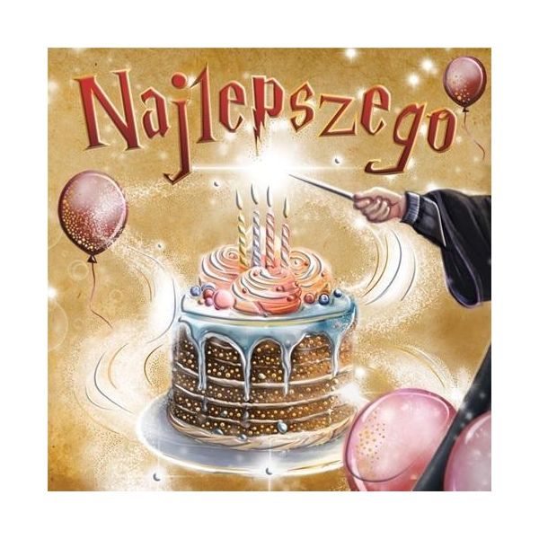 Biglietto Di Compleanno Henry Magic Cake - Biglietto Elegante Con Goffratura-image