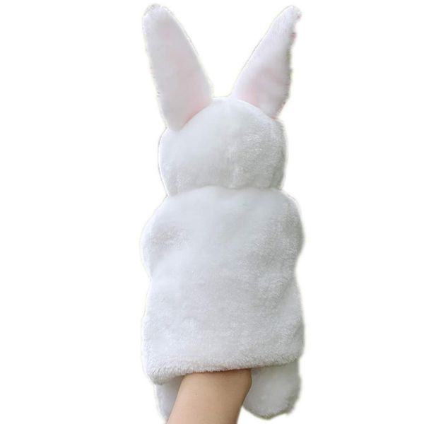 Simpatico Guanto Di Peluche A Forma Di Coniglio, Giocattolo Da Dito A Forma Di Coniglio, Regalo Di Compleanno Per Bambini-image
