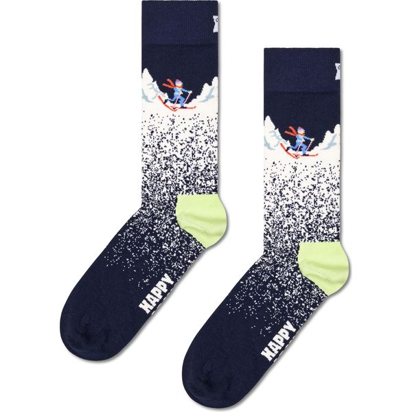 Happy Socks Snowy Night Calzini Blu Eu 36-40 Uomo,Donna Blu Eu 36-40-image