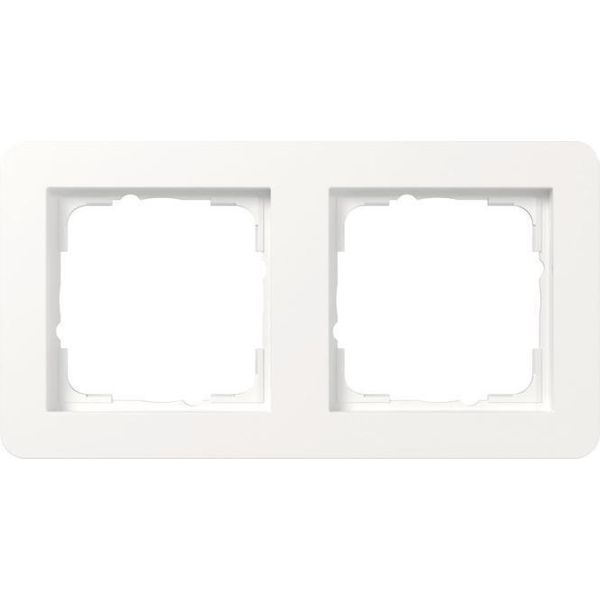 Telaio Di Copertura Gira 0212150 2F E1 Bianco Puro Lucido (0212150)-image