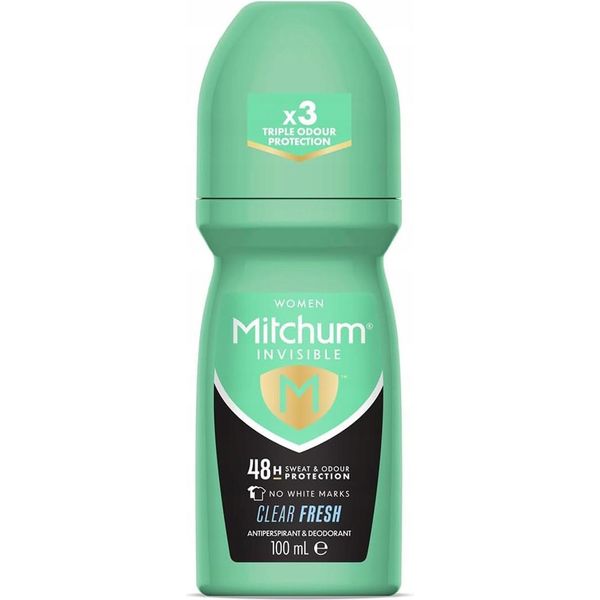 Mitchum Donna Roll-On Invisibile Freschezza Chiara Antitraspirante 100Ml-image