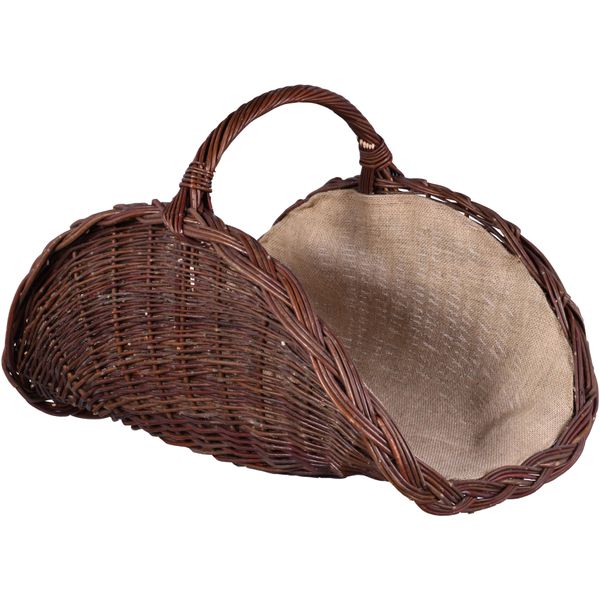 Aufbewahrungsbox Firefix, Braun, B:66Cm H:43Cm T:45Cm, Geflecht Weide, Aufbewahrungsboxen, Aufbewahrungsbox, Halbrund, Jute-image