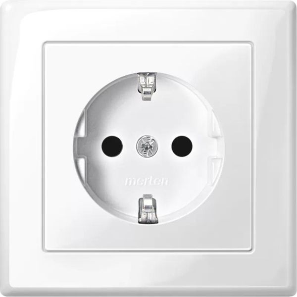 Presa Schuko Pws/Gl Piastra Di Copertura Completa - Presa MEG2300-1419-image