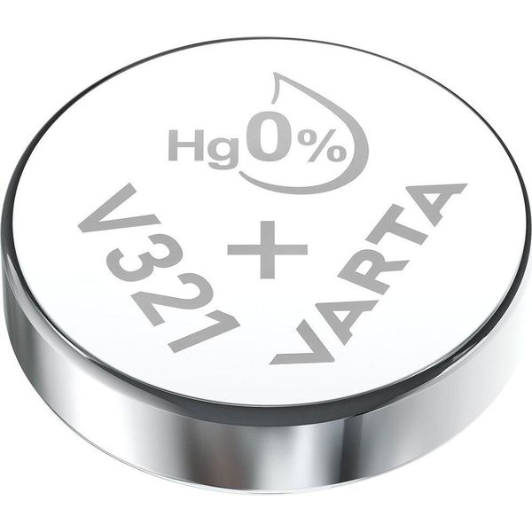 Varta 0321101111 1 Silber-Oxid Uhrenzelle V321 (SR65) 1,55 Volt 13 Mah-image