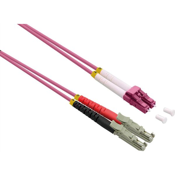 Roline Cavo In Fibra Ottica Duplex 50/125µM OM4, Lsh/Lc, Lsoh, Viola, 10 M-image